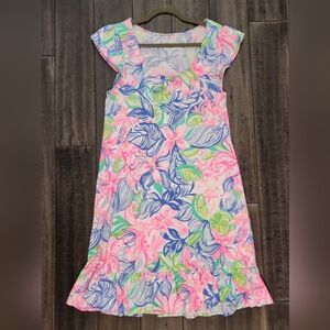 Lilly Pulitzer Rejina Dress, Multi Havana Cocktail, Medium EUC